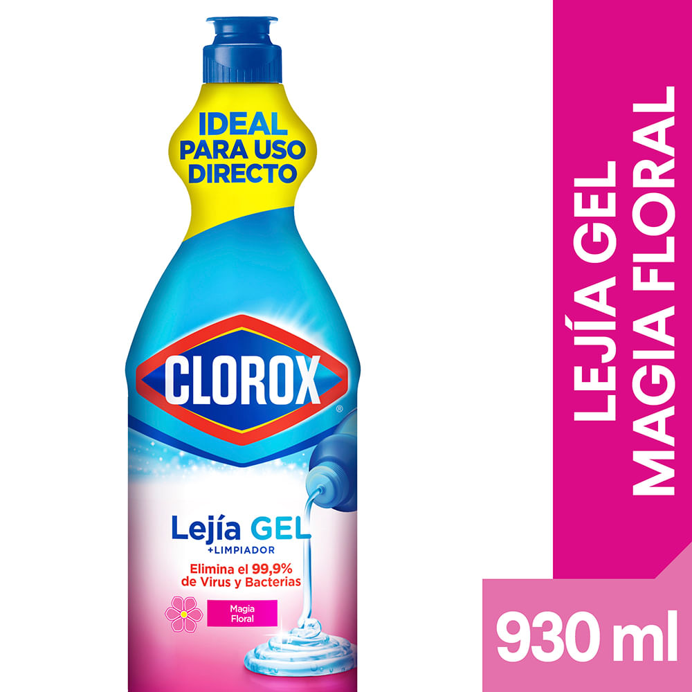 Lejía en Gel CLOROX Magia Floral Botella 930ml