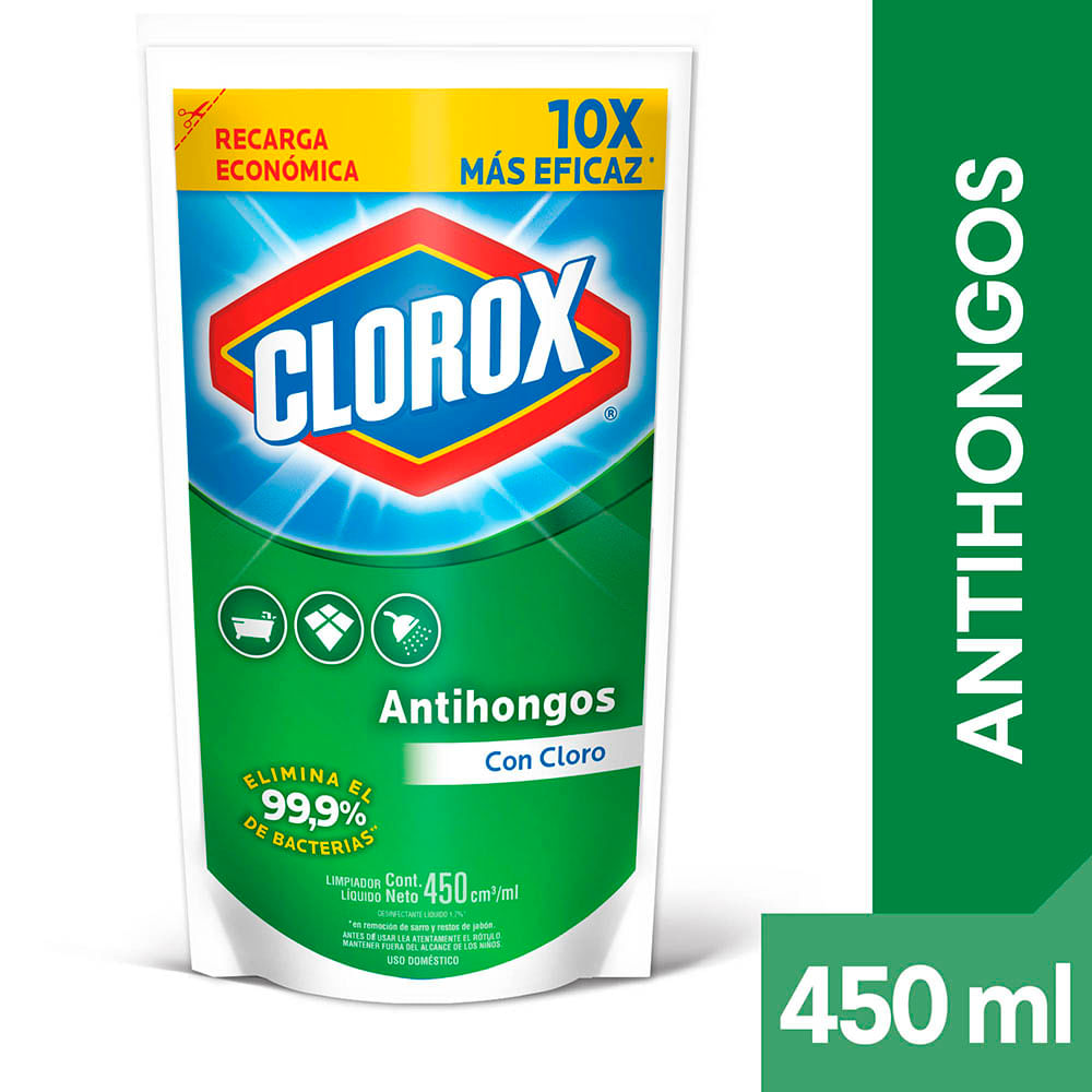 Desinfectante CLOROX Antihongos Doypack 450ml