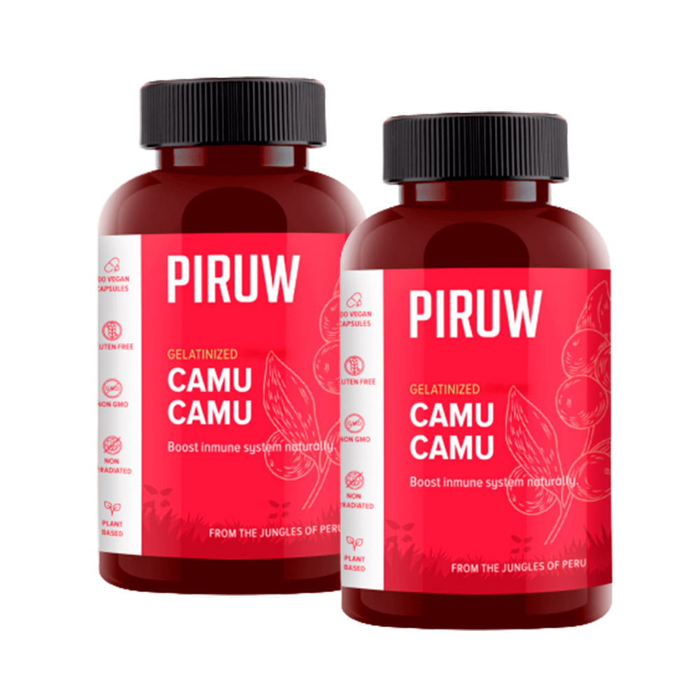 Pack Piruw Vitamina C Piruw Camu Camu 100 Cápsulas X2