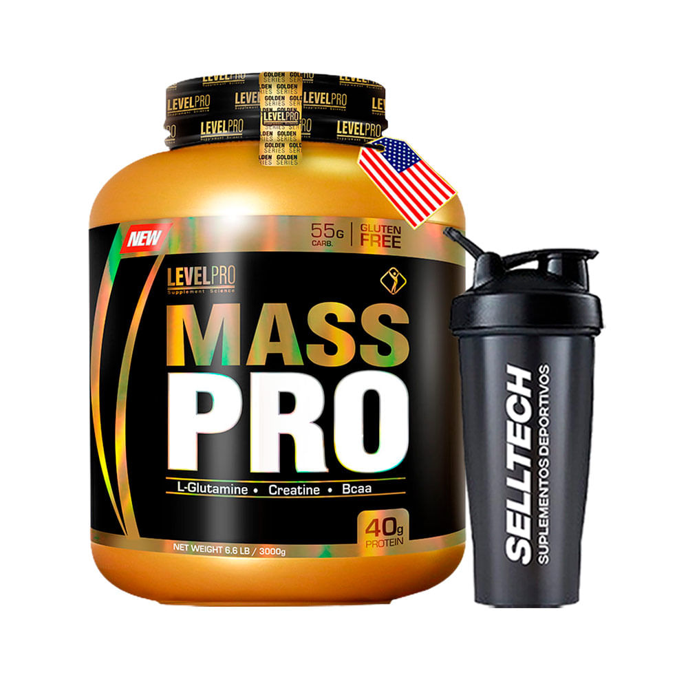 Mass Pro 6.6lbs Rich Chocolate + Shaker