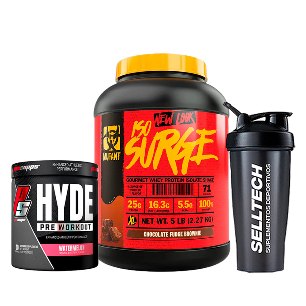 Iso Surge Mutant 5lb Chocolate+hyde Prosupps 30sv Watermelon