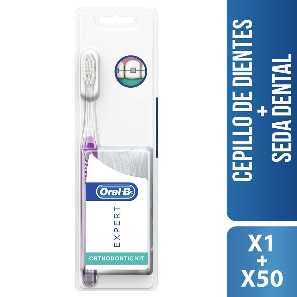 Kit ORAL-B Cepillo Dental Expert + Seda Dental Blister 1un
