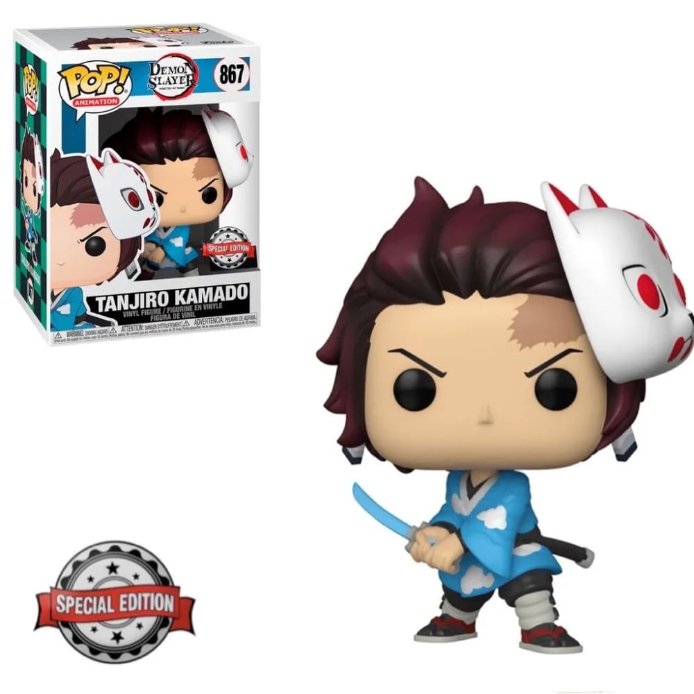 Funko Pop Animation: Demon Slayer - Tanjiro with Mask (Special Edition)