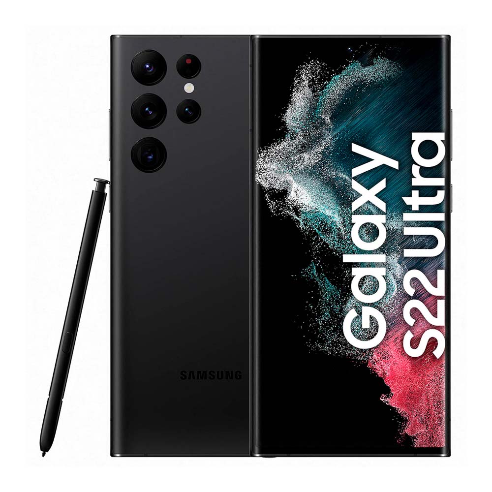 Samsung Galaxy S22 Ultra / 12GB RAM + 256GB + Cargador 45W - Negro
