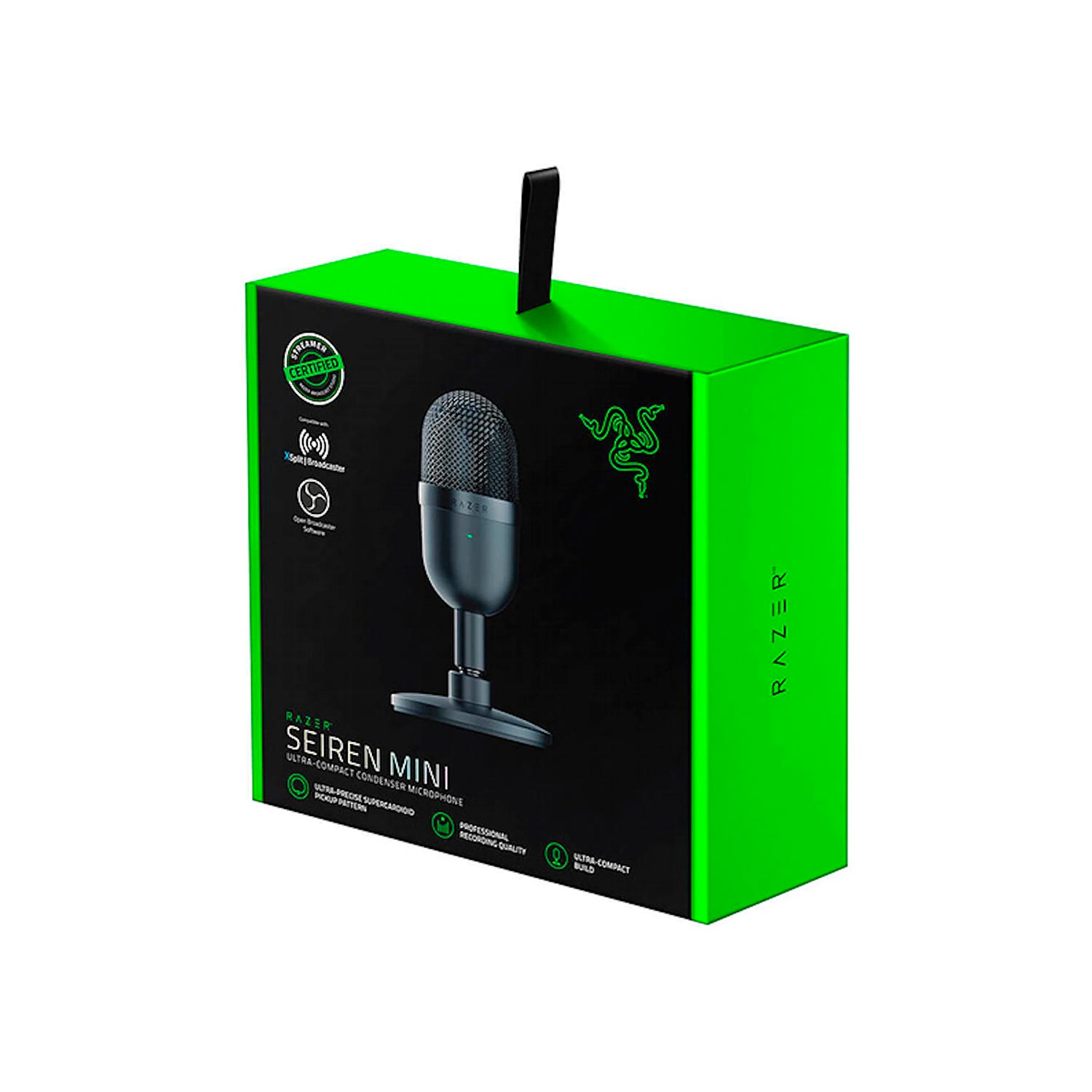 Microfono Razer Seiren Mini Usb Streamis Supercardioide Black