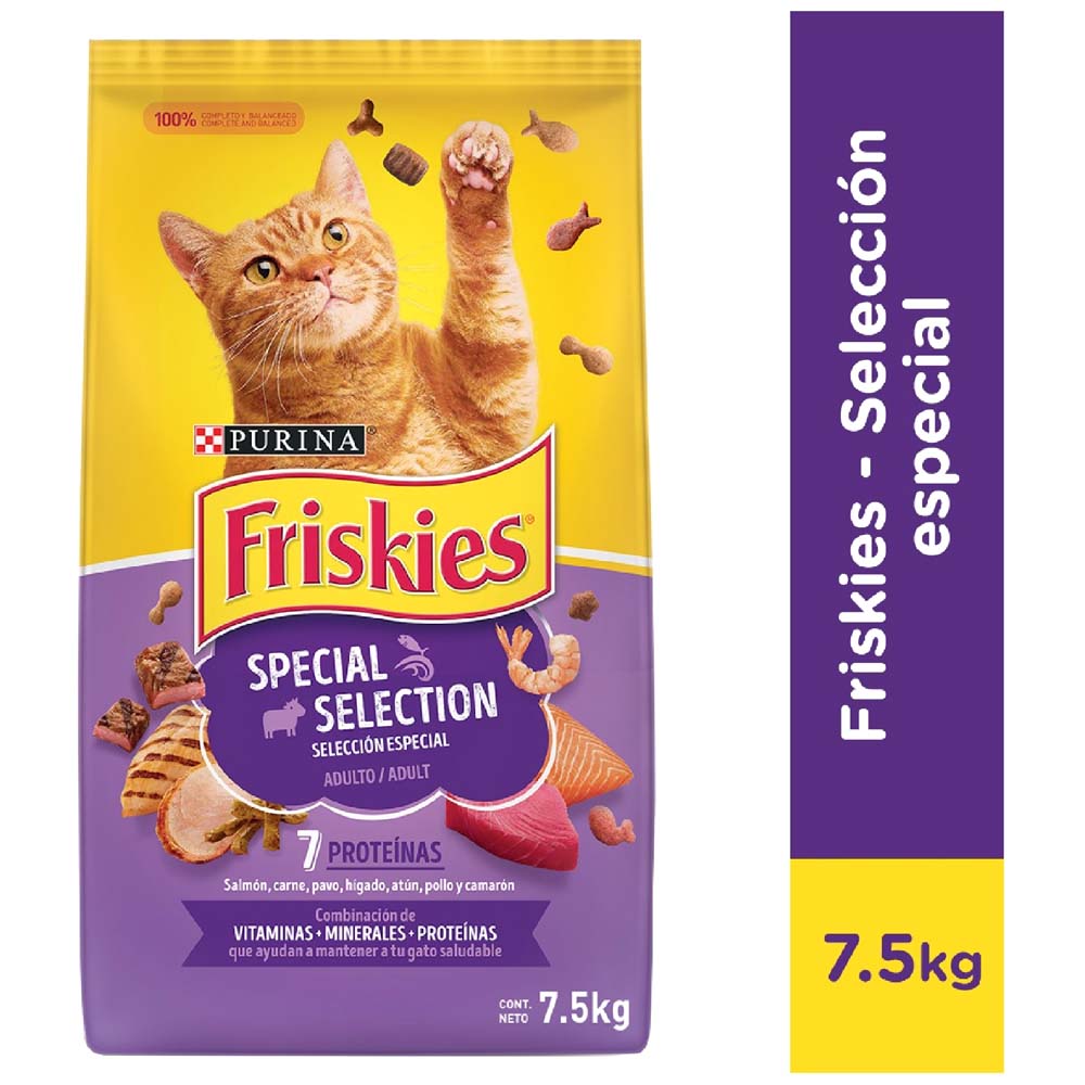 Comida para Gatos FRISKIES Adulto Selección Especial Bolsa 7.5kg