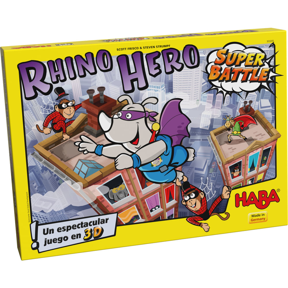 Juego de Mesa Rhino Hero:Super Battle