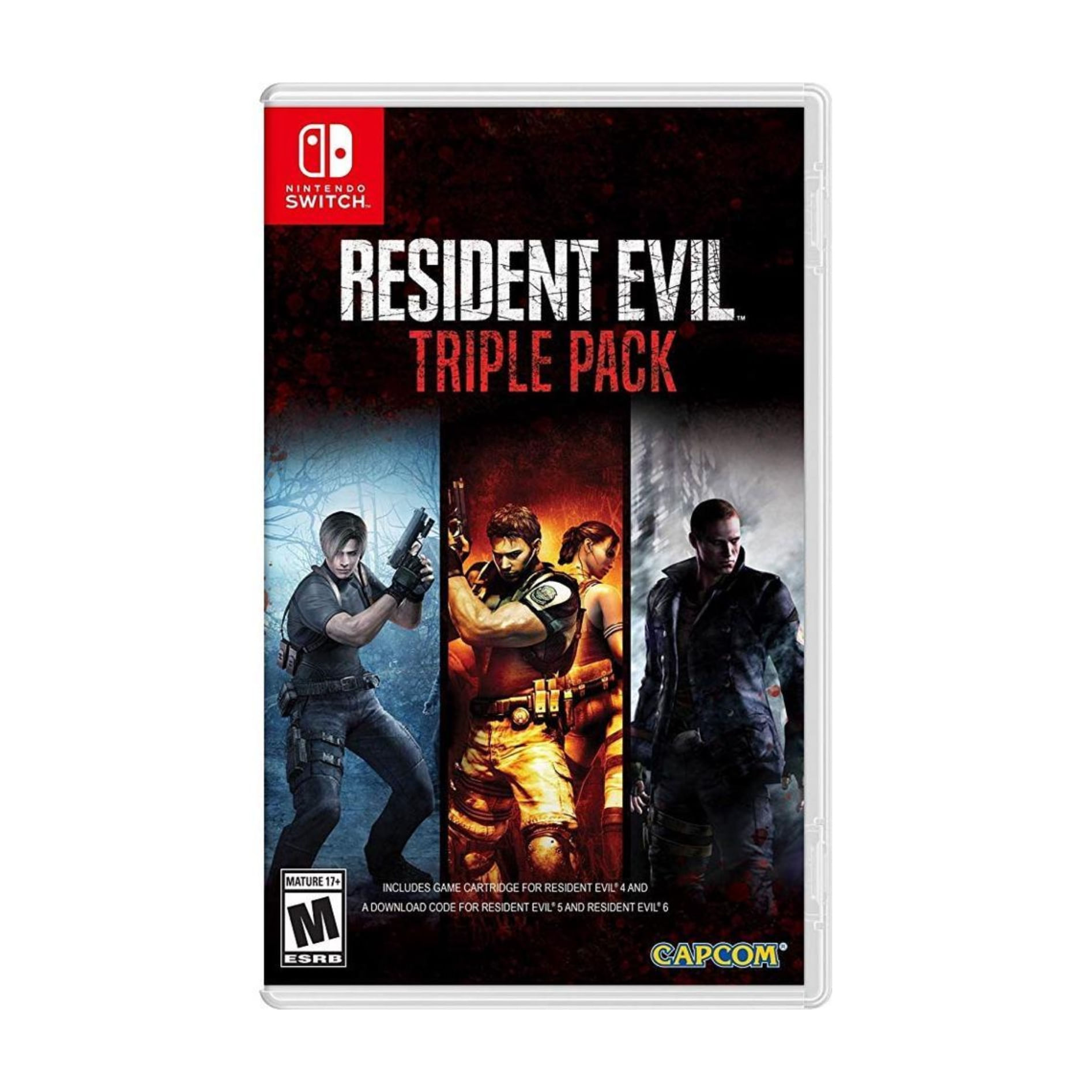 Juego Nintendo Switch Resident Evil Triple Pack 4 5 6