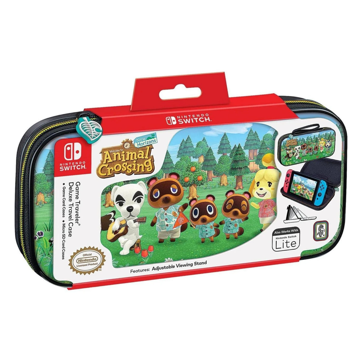 Estuche Nintendo Switch Game Traveler Deluxe Travel Case Animal Crossing