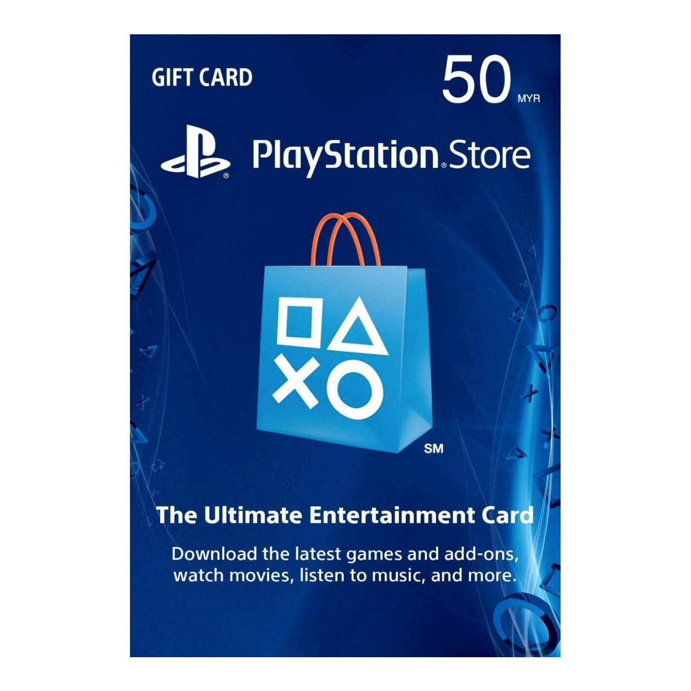 PlayStation Network Card PSN $50 PS3 PS4 PSV