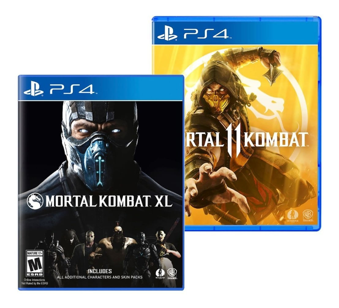 Juego Ps4 Mortal Kombat XL + Mortal Kombat 11
