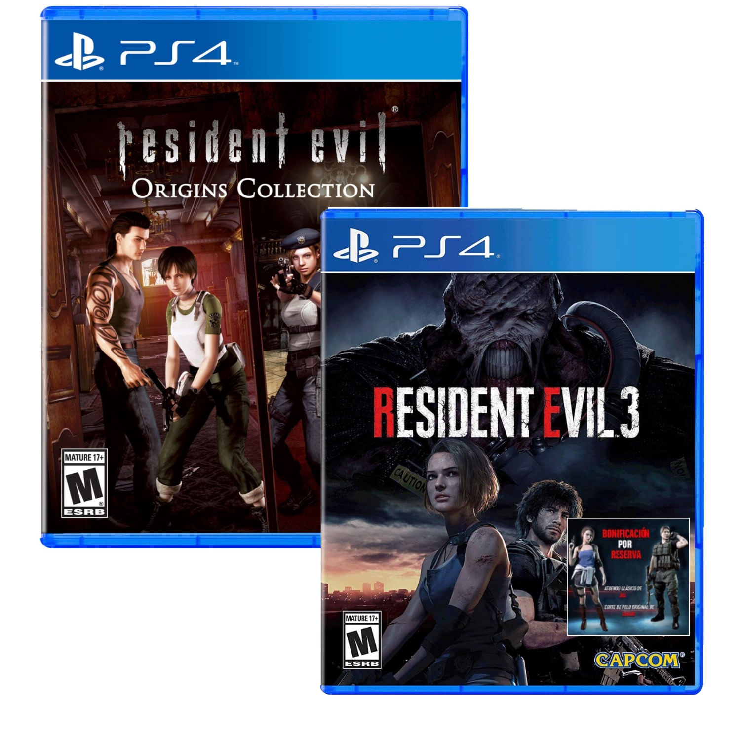 Juego Ps4 Resident Evil 3 + Resident Origins Collection