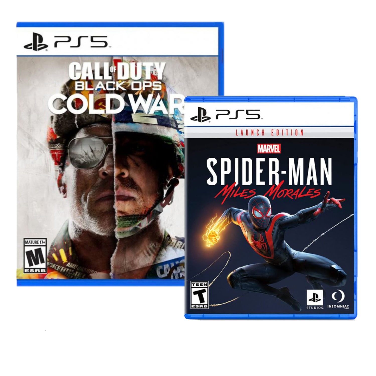 Juegos Ps5 Call Of Duty Black Ops Cold War + SpiderMan Miles Morales