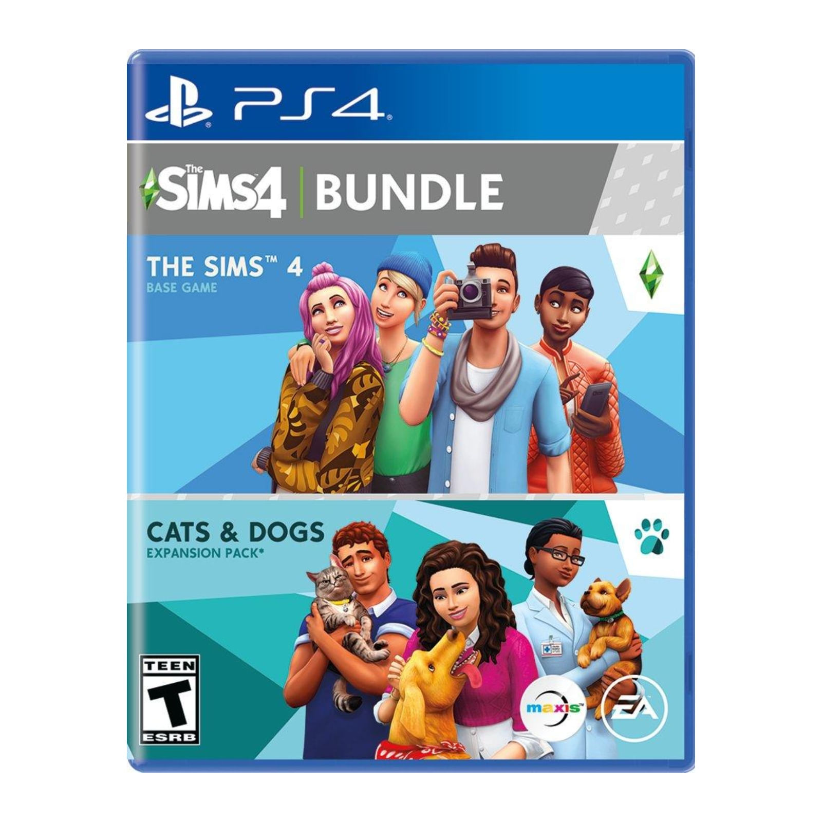 Juego Ps4 Los Sims 4 Cats And Dogs Expansion Pack Bundle