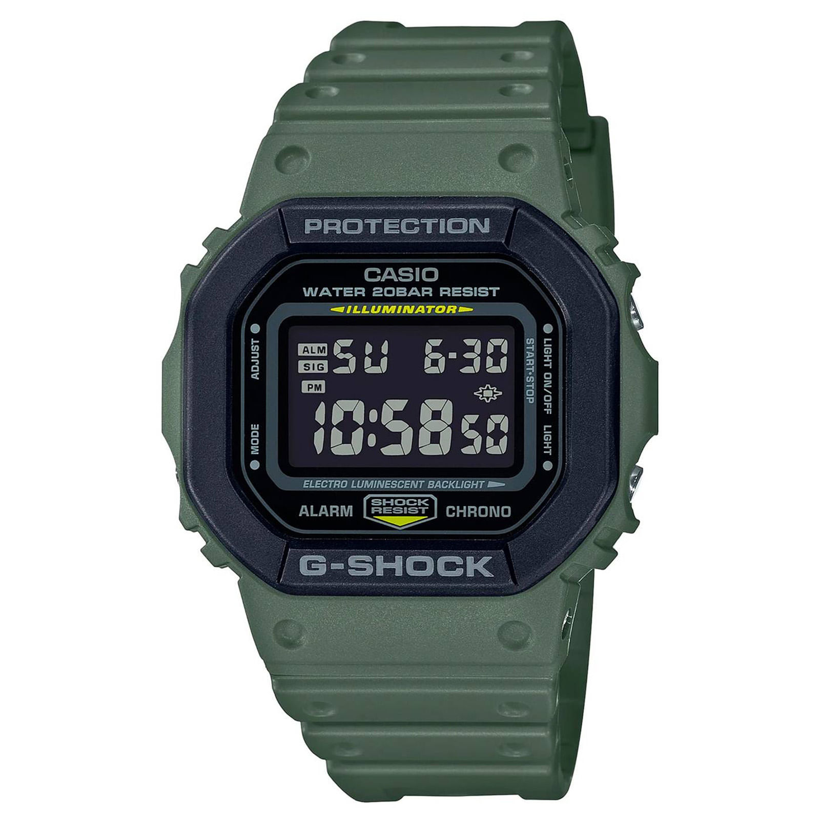 Reloj Hombre G-Shock Resina DW-5610SU-3DR Verde