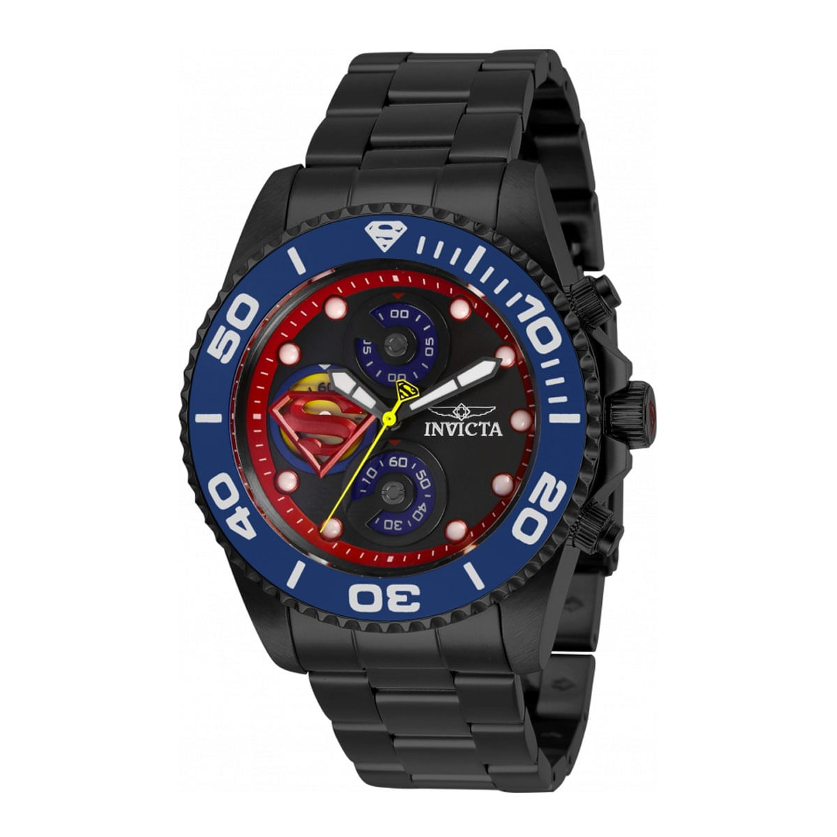 Reloj Hombre Negro Invicta DC Comics 29065