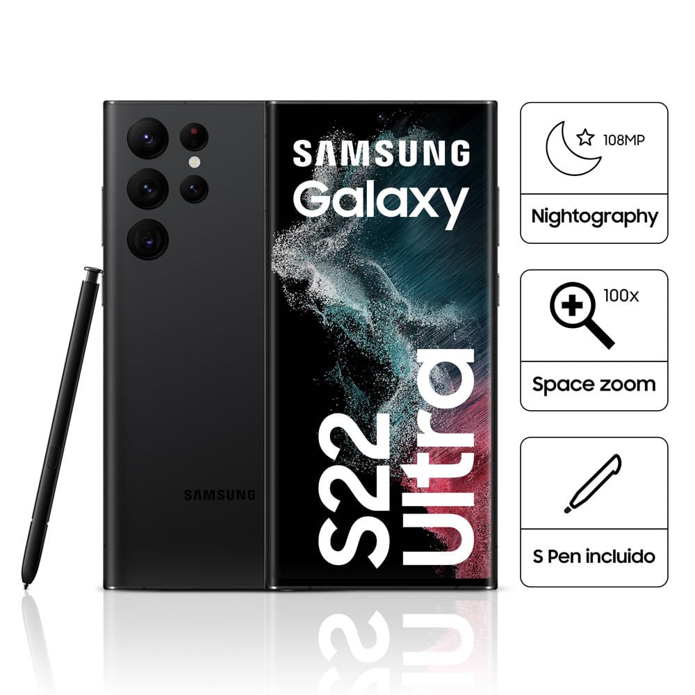 Galaxy S22 Ultra 6.8 " 8GB RAM 128GB Negro