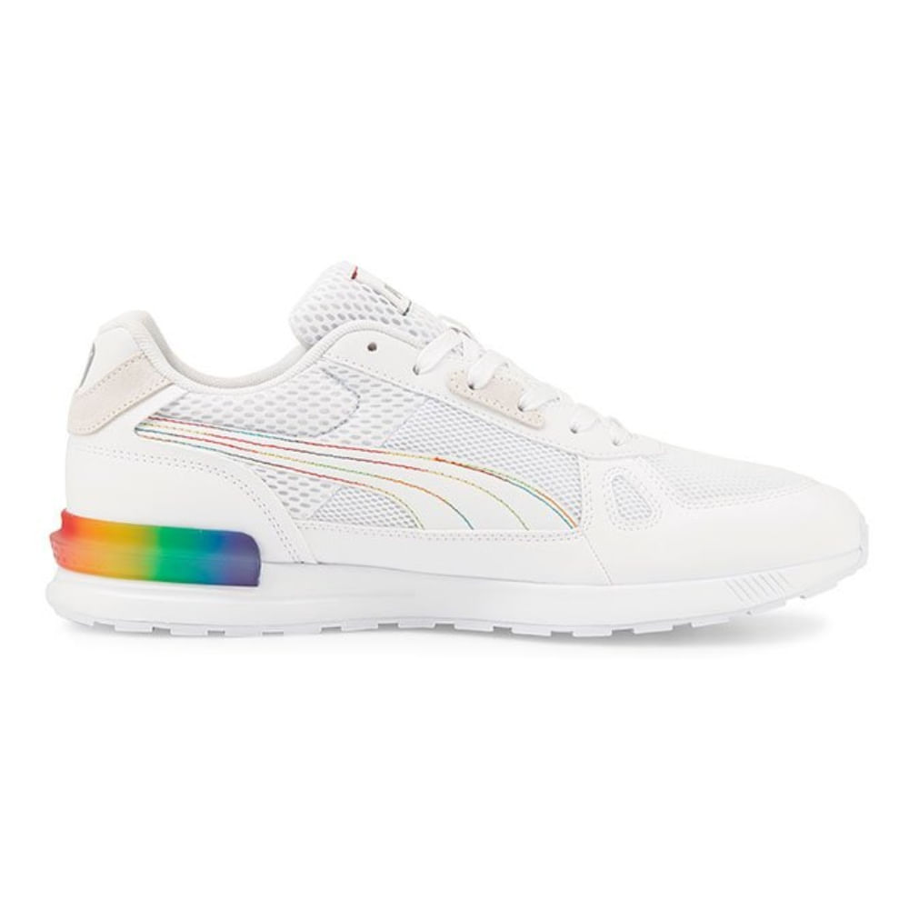 Zapatillas running para Hombre Puma 383840 02 Graviton Pro Rainbow Hues Blanco