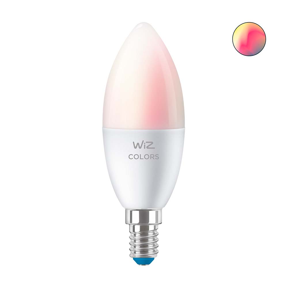 Foco led Wiz vela color smart E14