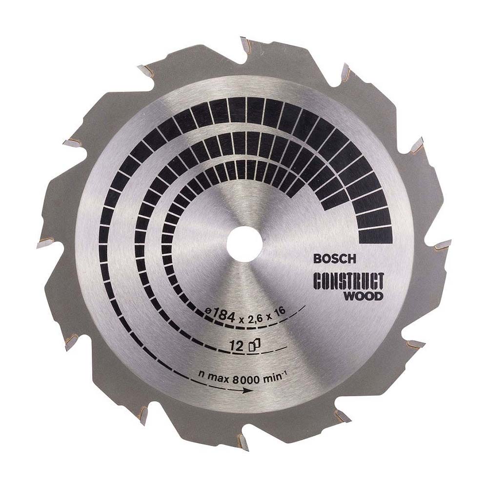 Disco sierra circular 184x16mm 12D Bosch