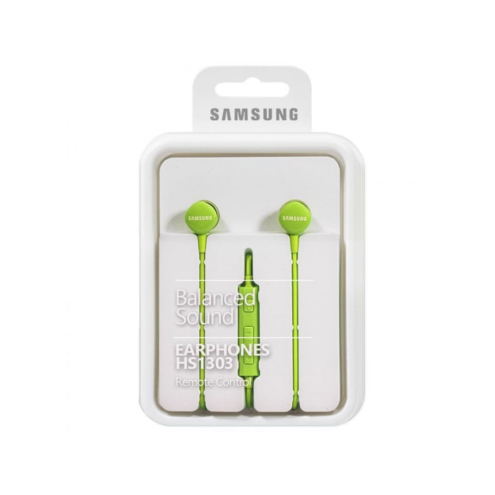 Audífonos Samsung EO-HS1303 Stereo In-Ear Control Volumen Verde