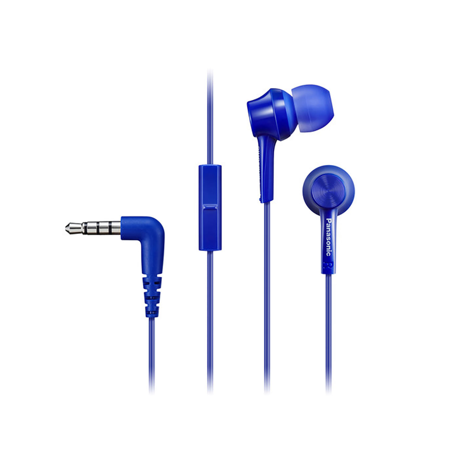 Audífonos Panasonic RP-TCM115 In Ear con Micrófono Azul