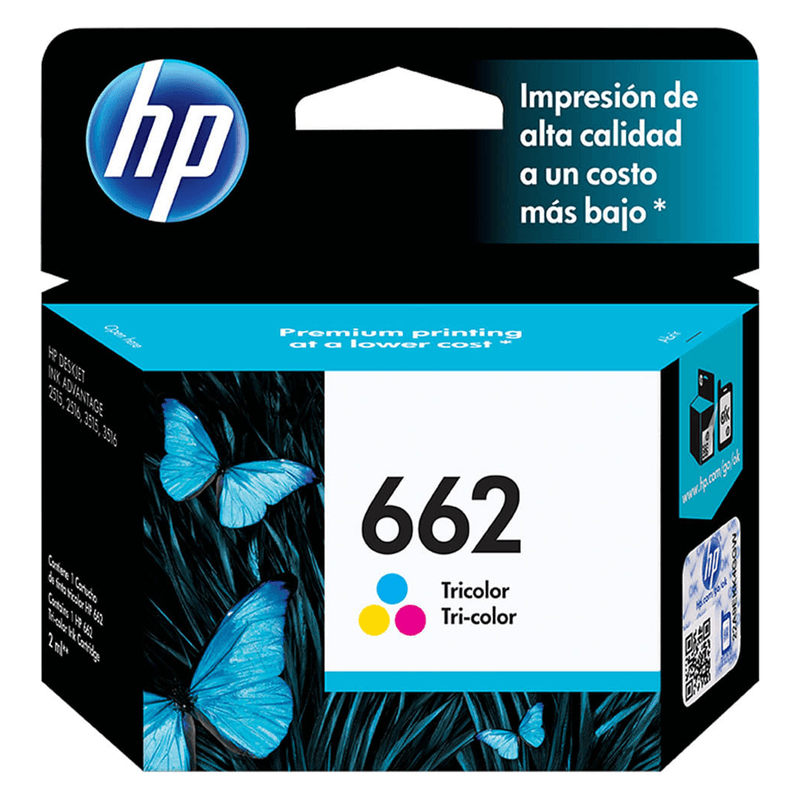 Cartucho de Tinta HP 662 Tricolor