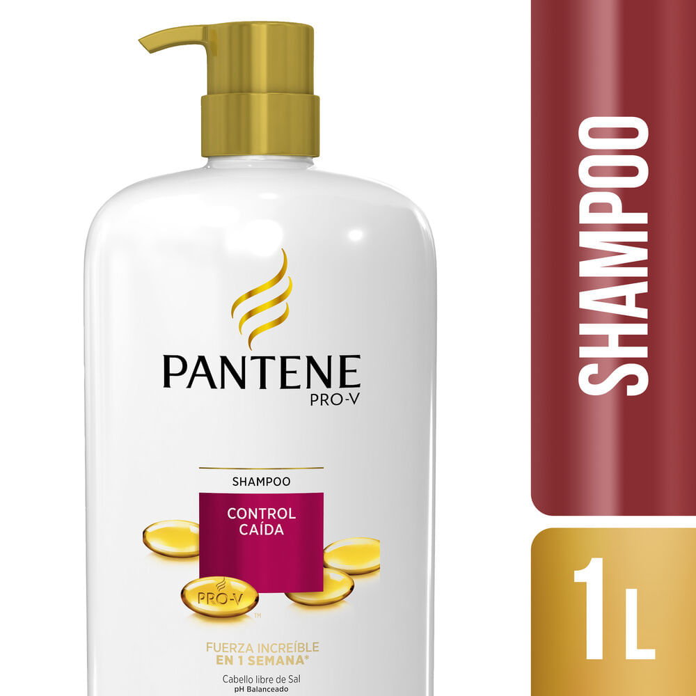 Shampoo PANTENE Control Caída Frasco 1L