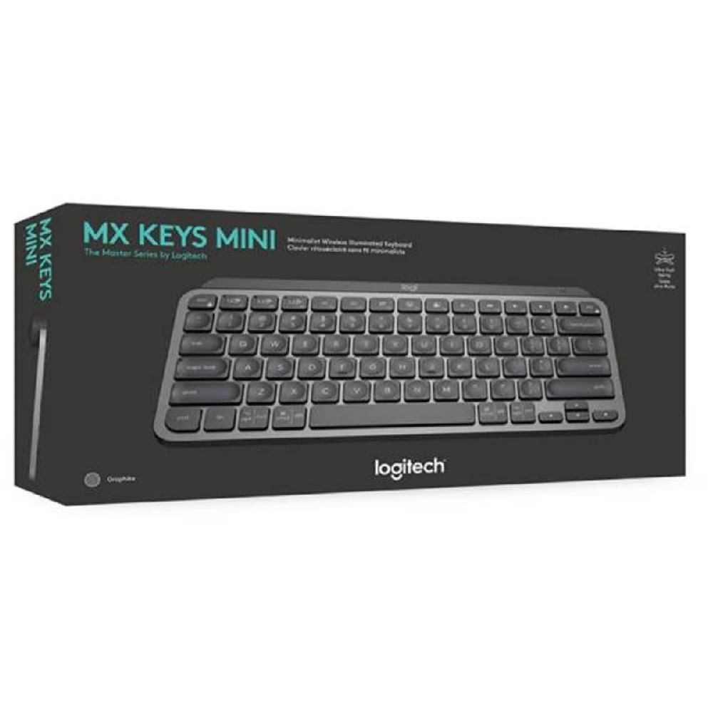 Teclado Logitech Mx Keys Mini Inalambrico Multidispositivo Negro