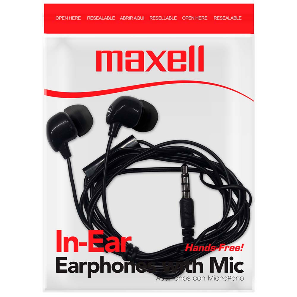 Audífonos In Ear MAXELL IN-BAX Negro