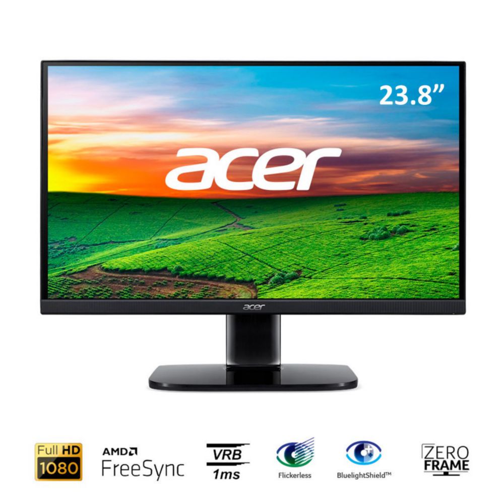 Monitor Acer KA242Y ABI 23.8" Full HD 75Hz AMD Freesync 1ms VRB
