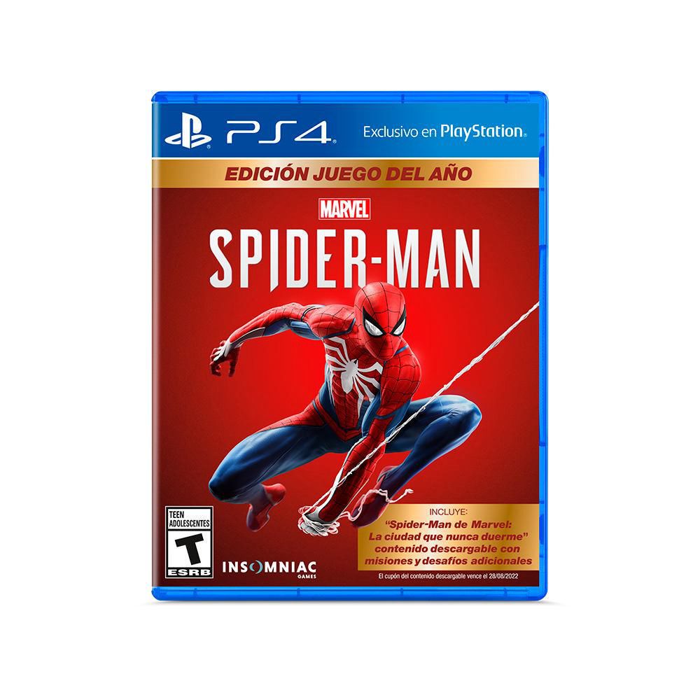 Videojuego Playstation Spiderman Goty Ed - Latam PS4