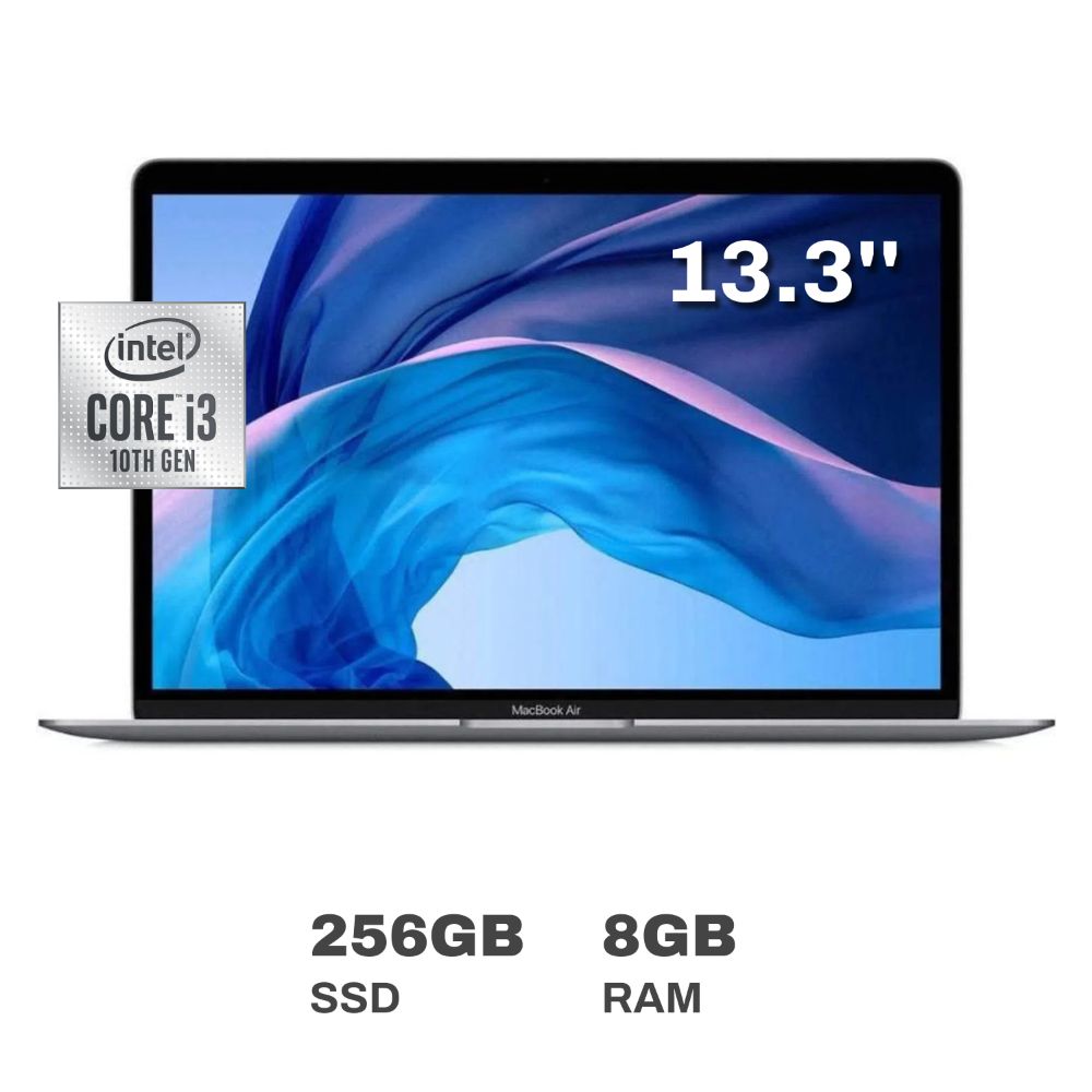 Apple Macbook Air 13.3" Intel Core i3 8GB RAM 256GB SSD Space Grey Teclado en inglés Caja Abierta Reacondicionado