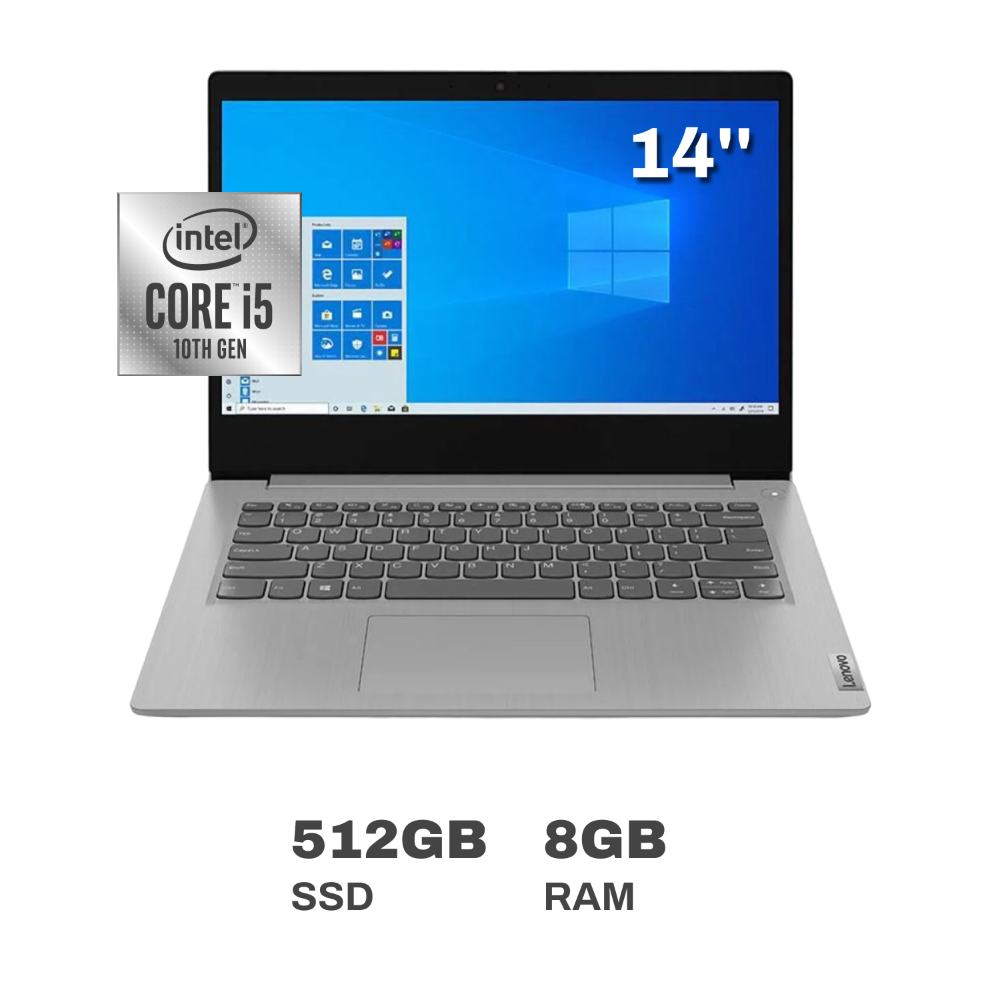 Laptop Lenovo IdeaPad 3i Intel Core i5 8GB RAM 512GB SSD 14"