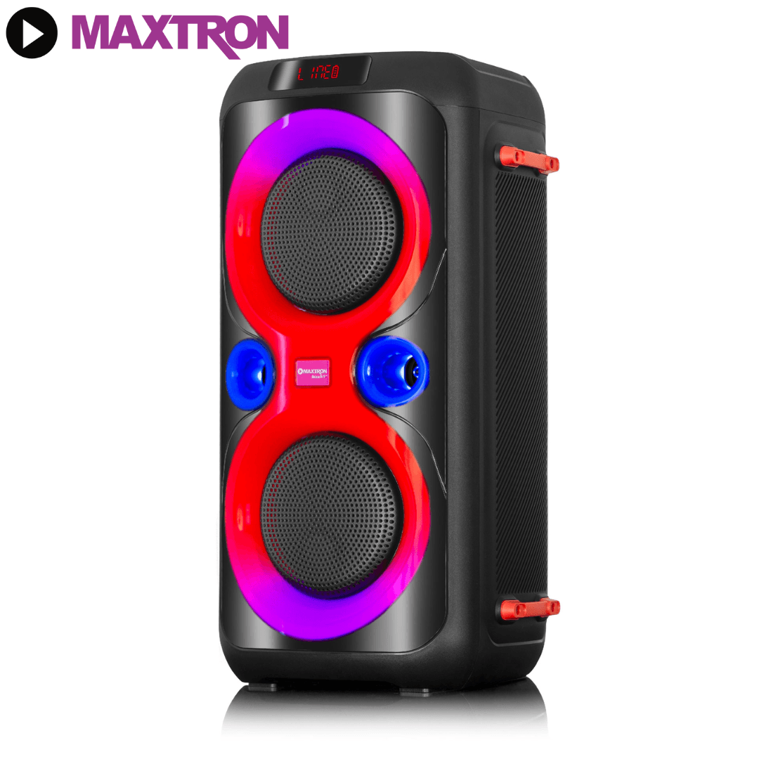 Parlante Maxtron Ibiza 6.5 Iluminación RGB Bluetooth Radio FM