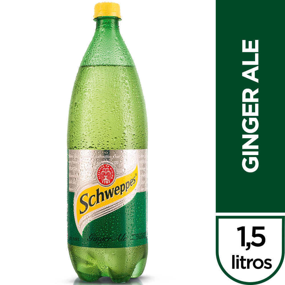 Ginger Ale SCHWEPPES Botella 1.5L