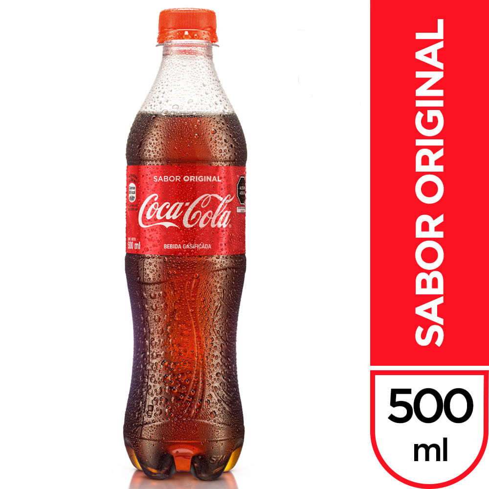Gaseosa COCA COLA Botella 500ml