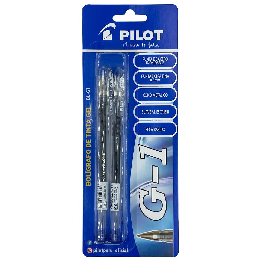 Bolígrafo PILOT G1 Azul