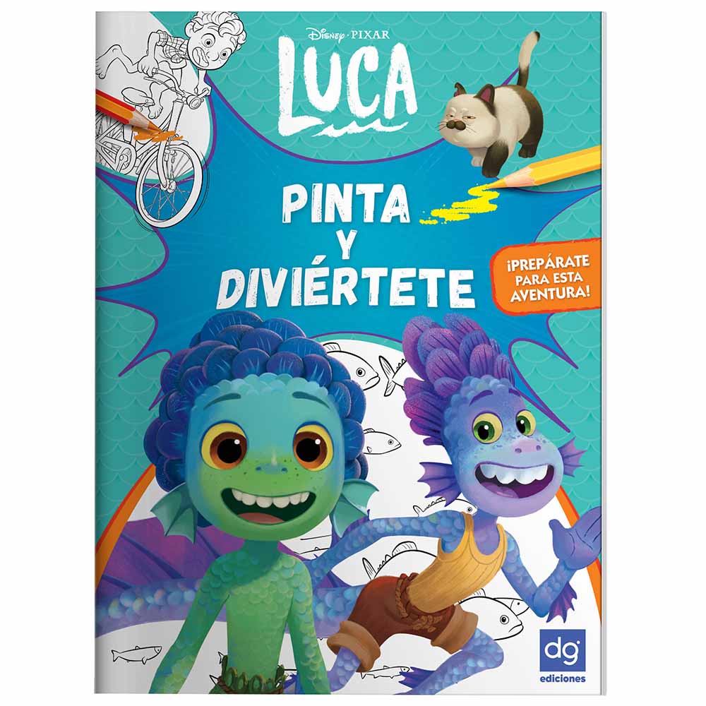 Libro Infantil DISTRIBUIDORA GRÁFICA Pinta y Diviertete con Luca