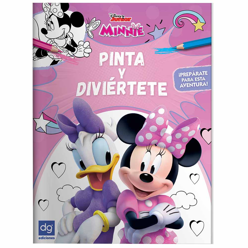 Libro Infantil DISTRIBUIDORA GRÁFICA Pinta y Diviertete con Minnie