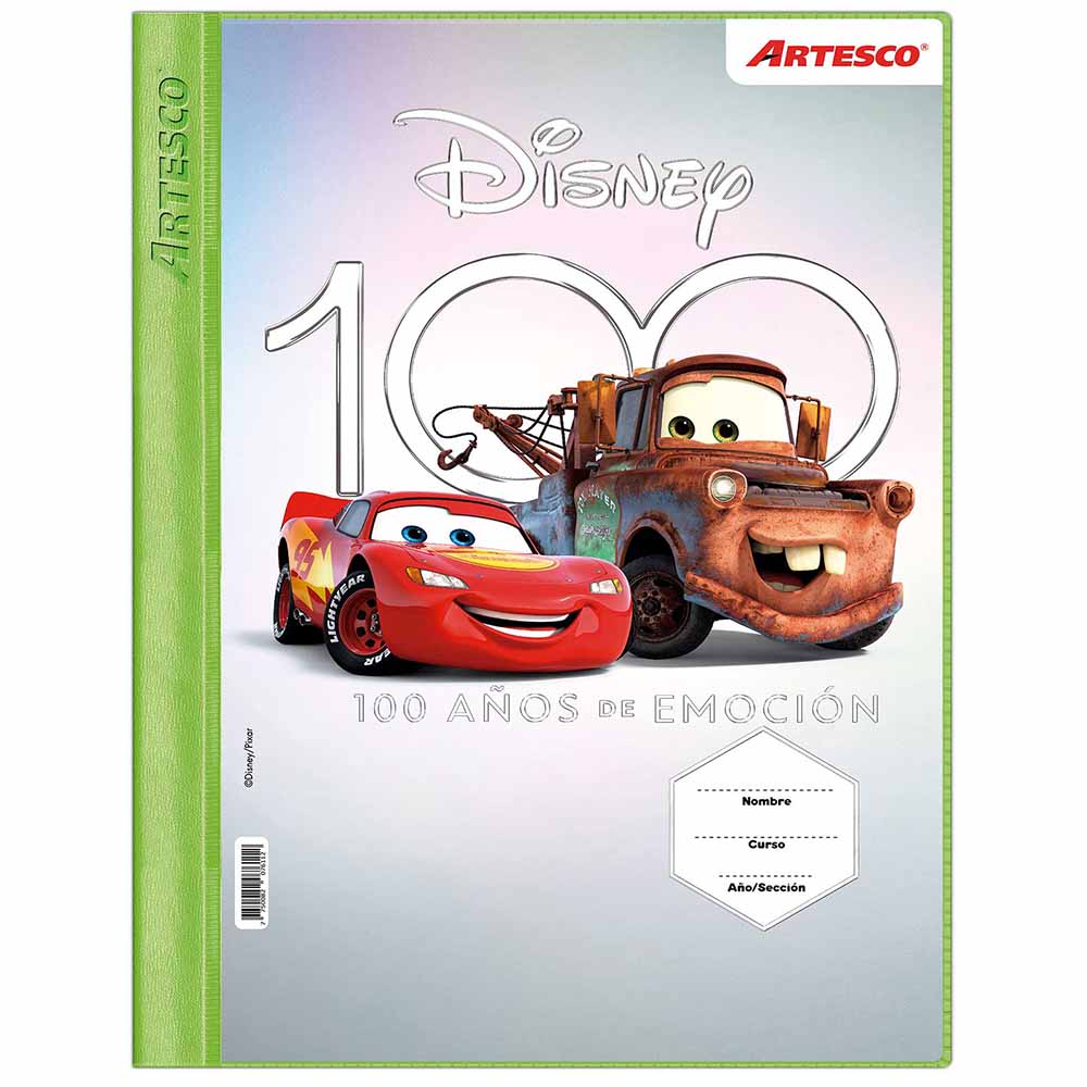 Folder ARTESCO A4 C/F Disney 100 Niño