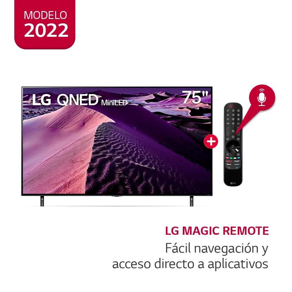 Televisor LG 75" 75QNED85SQA QNED Mini LED 4K