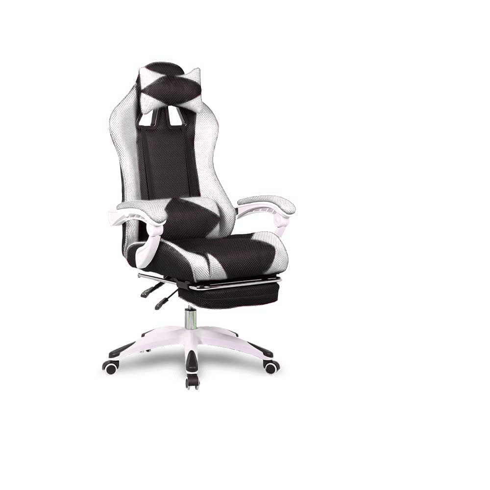 Silla Ergonómica Gamer Ergo 107 Blanco con Negro