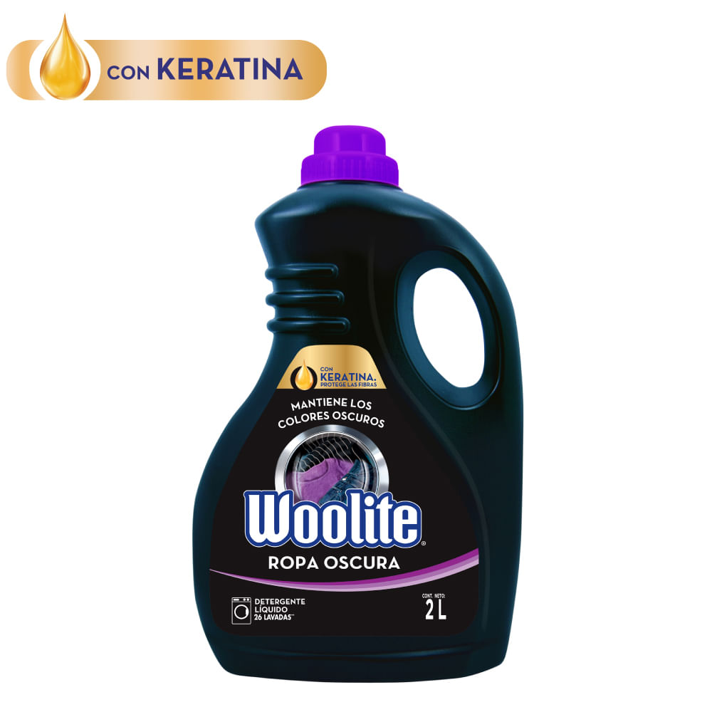 Detergente líquido WOOLITE Ropa negra y oscura Galonera 2L