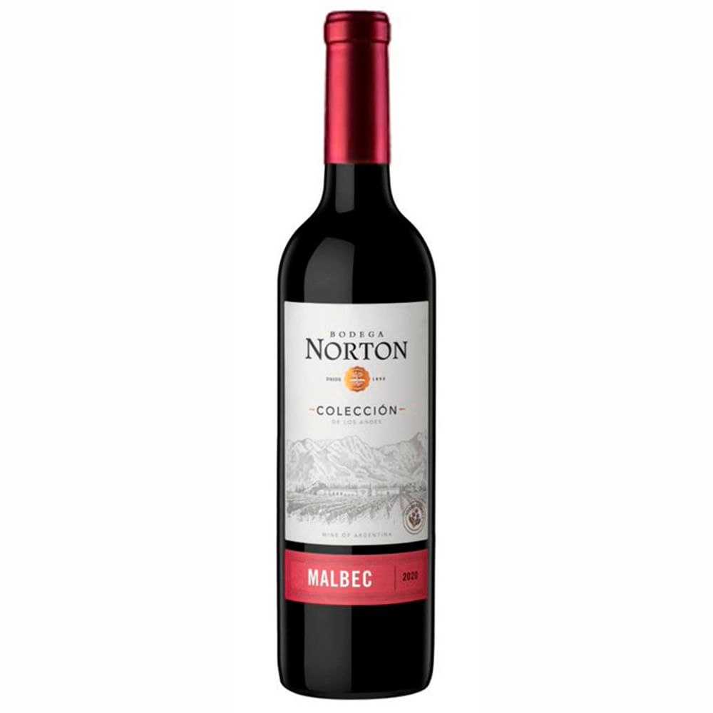 Vino Tinto NORTON Colección Varietales Malbec Botella 750ml