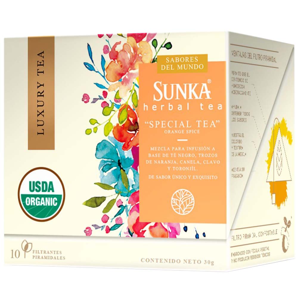 Infusión SUNKA Luxury Tea Organic Special Caja 10un