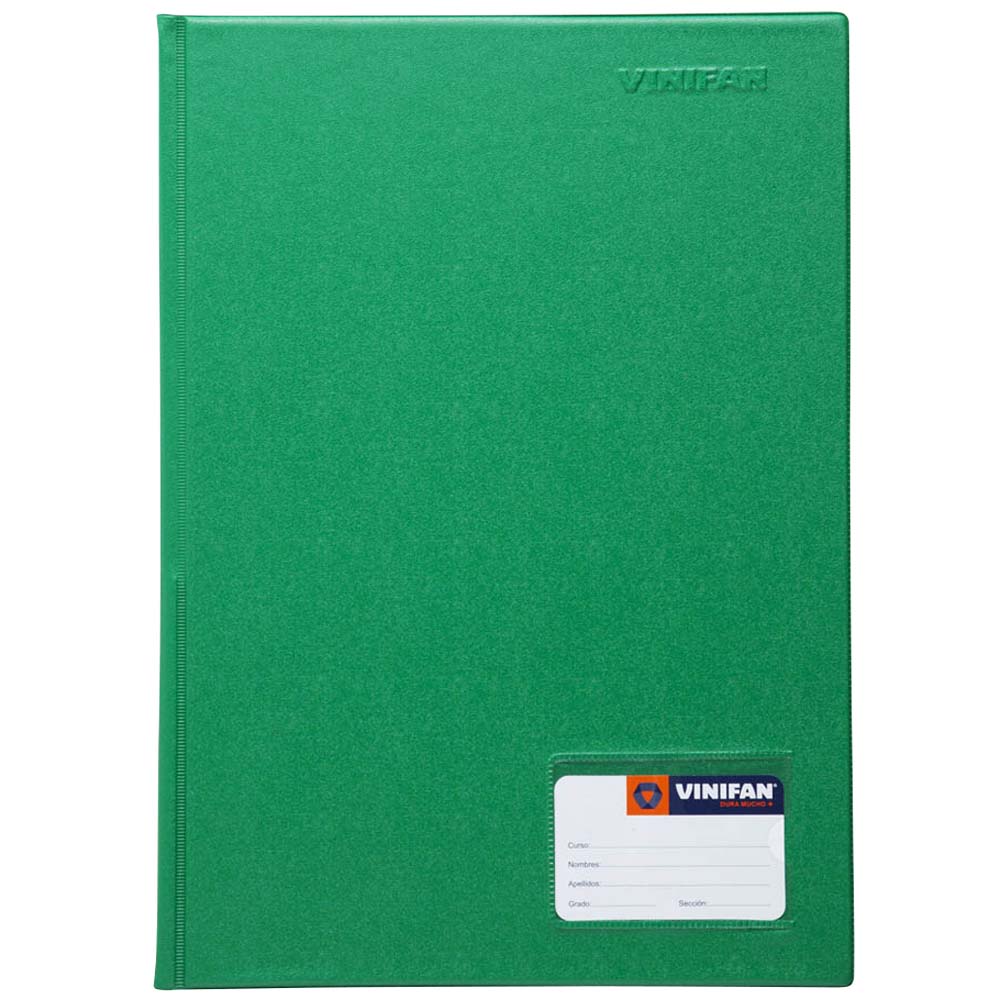 Folder VINIFAN Oficio Tapa Dura Verde Claro
