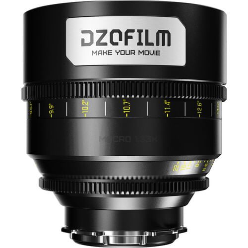 Lente DZOFilm 65 mm T2.8 Gnosis Macro Prime (LPL con monturas PL y EF, pies)