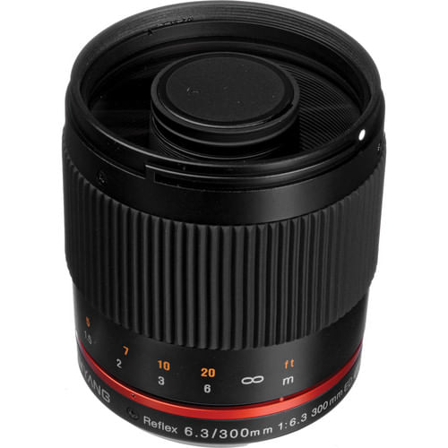 Lente Samyang Reflex 300 mm f/6.3 ED UMC CS para montura Canon EF-M (negro)