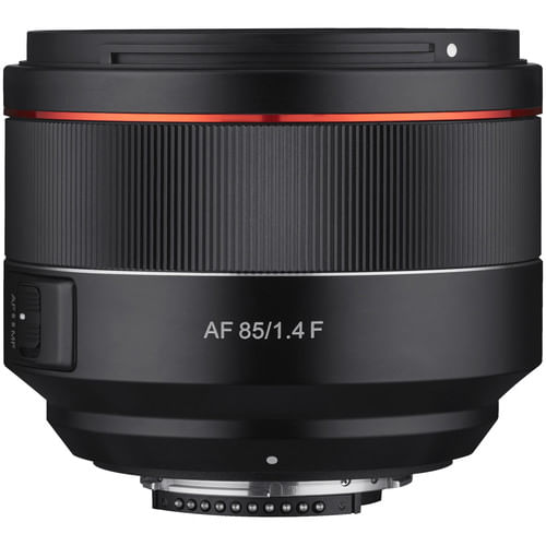 Lente Rokinon 85mm f/1.4 AF para Nikon F